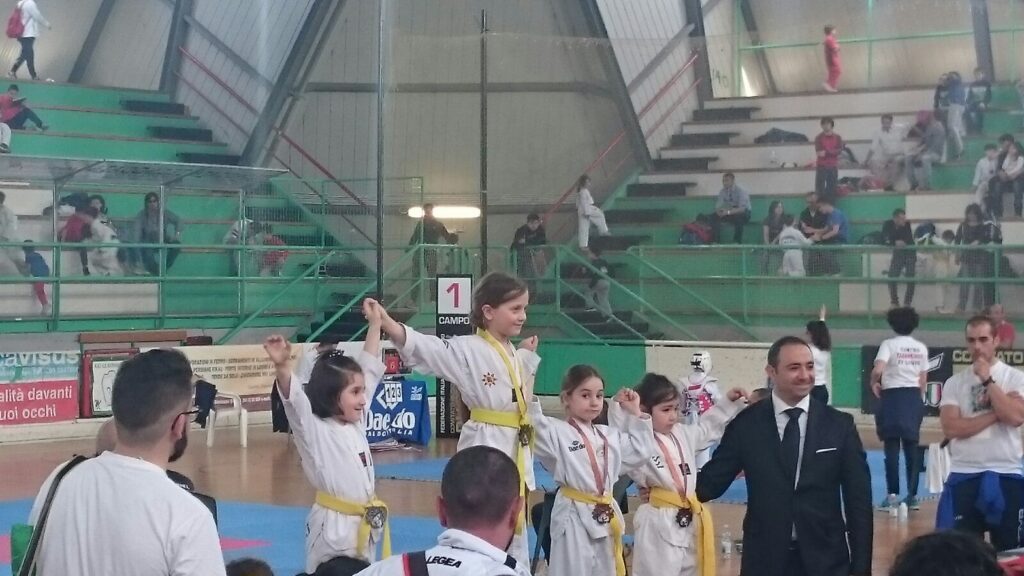 IL PODIO DI REBECCA la piccola guerriera!